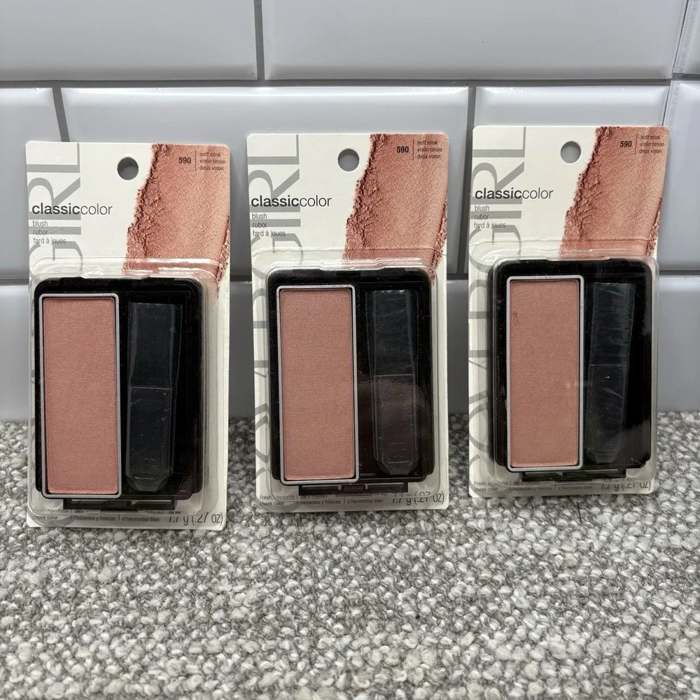 Covergirl‎ Blush Original Pack 590 Soft Mink Sealed New Three Pack